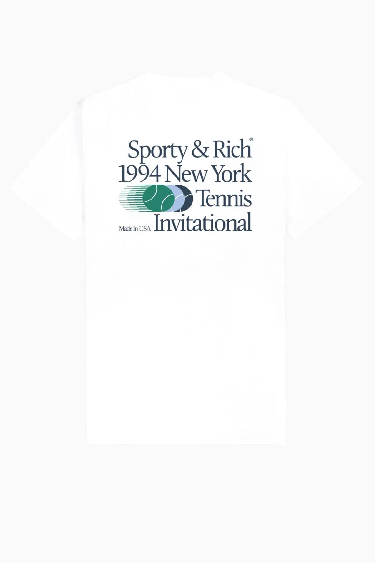 Sporty & Rich Invitational T-Shirt - White - Image 3