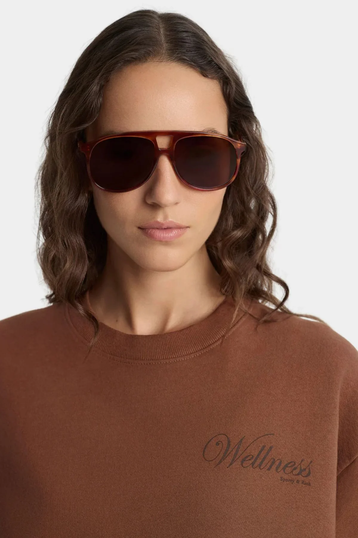 Sporty & Rich Soho Crewneck - Pecan - Image 4