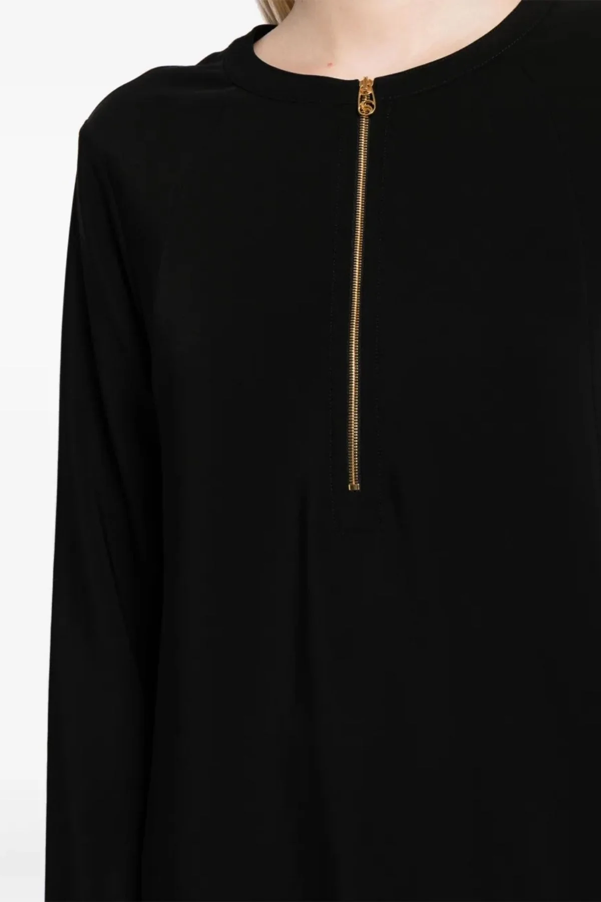 Stella McCartney Iconic Half Zip Top - Black - Image 5