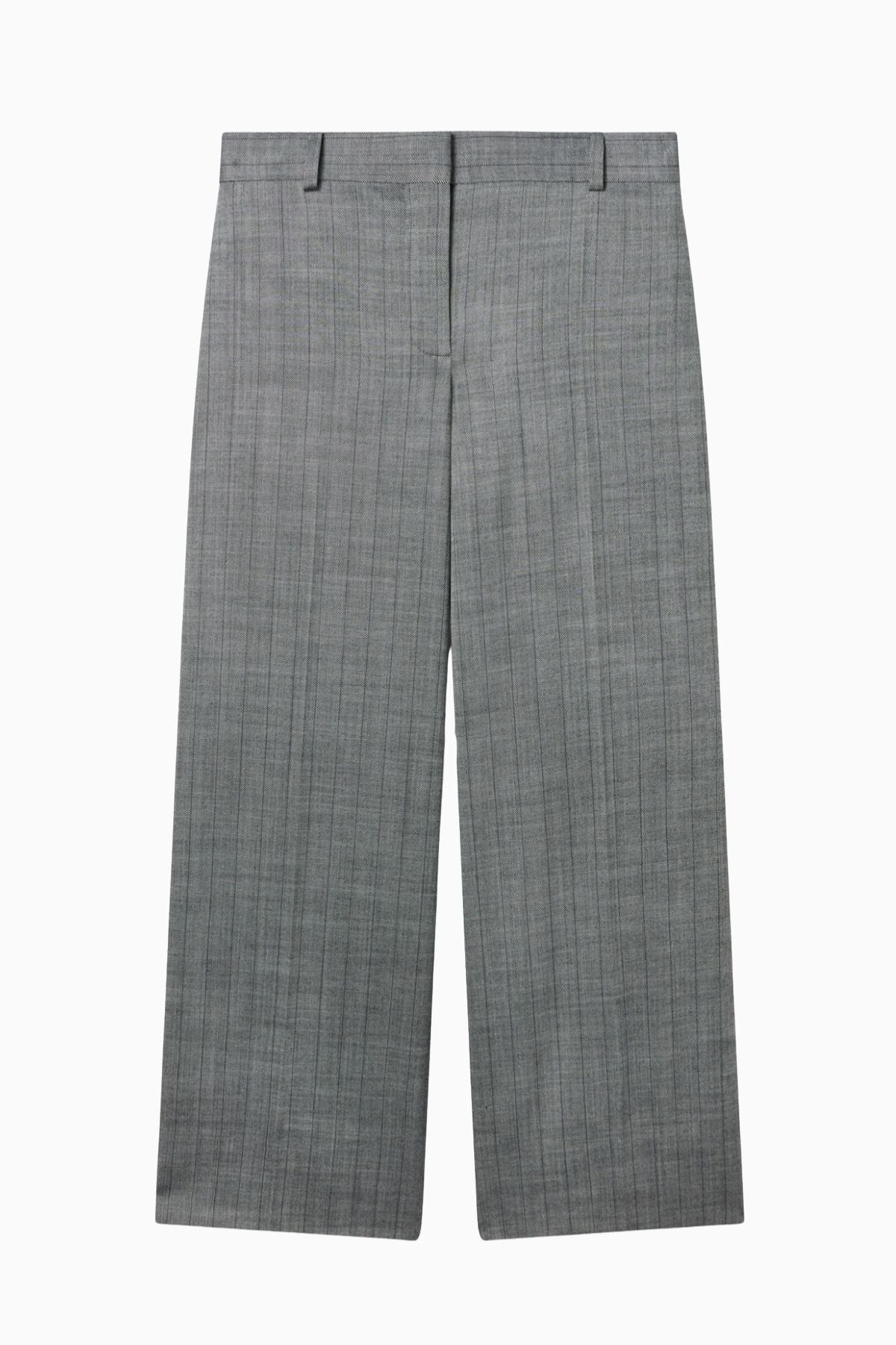Stella McCartney Pinstripe Runway Pants - Grey