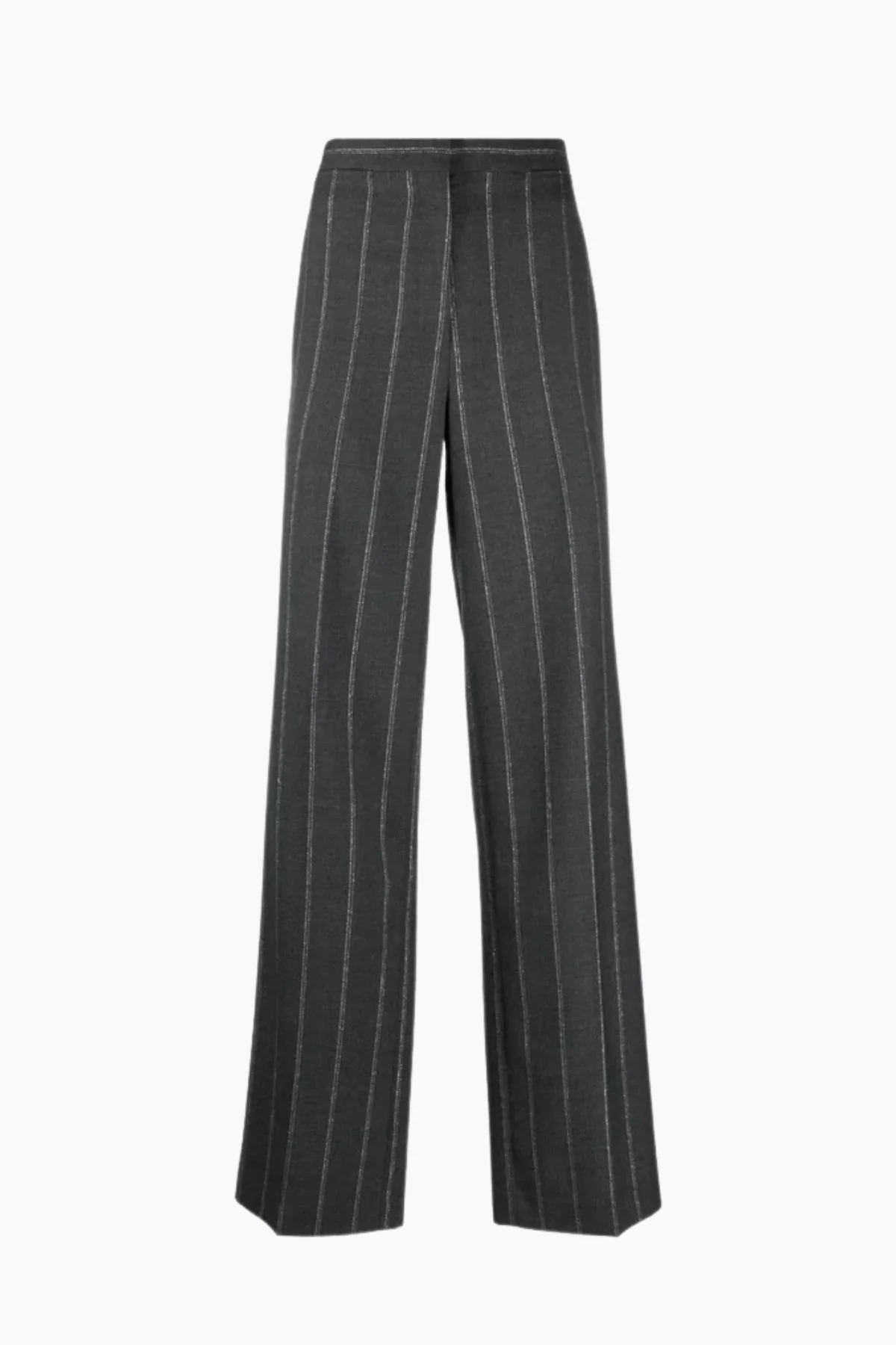 Stella McCartney Striped Tailored Trouser - Grey Melange