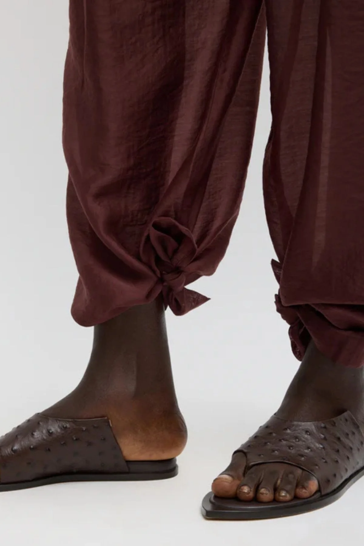 Tibi Summer Voile Stella Pant - Russet Brown - Image 7