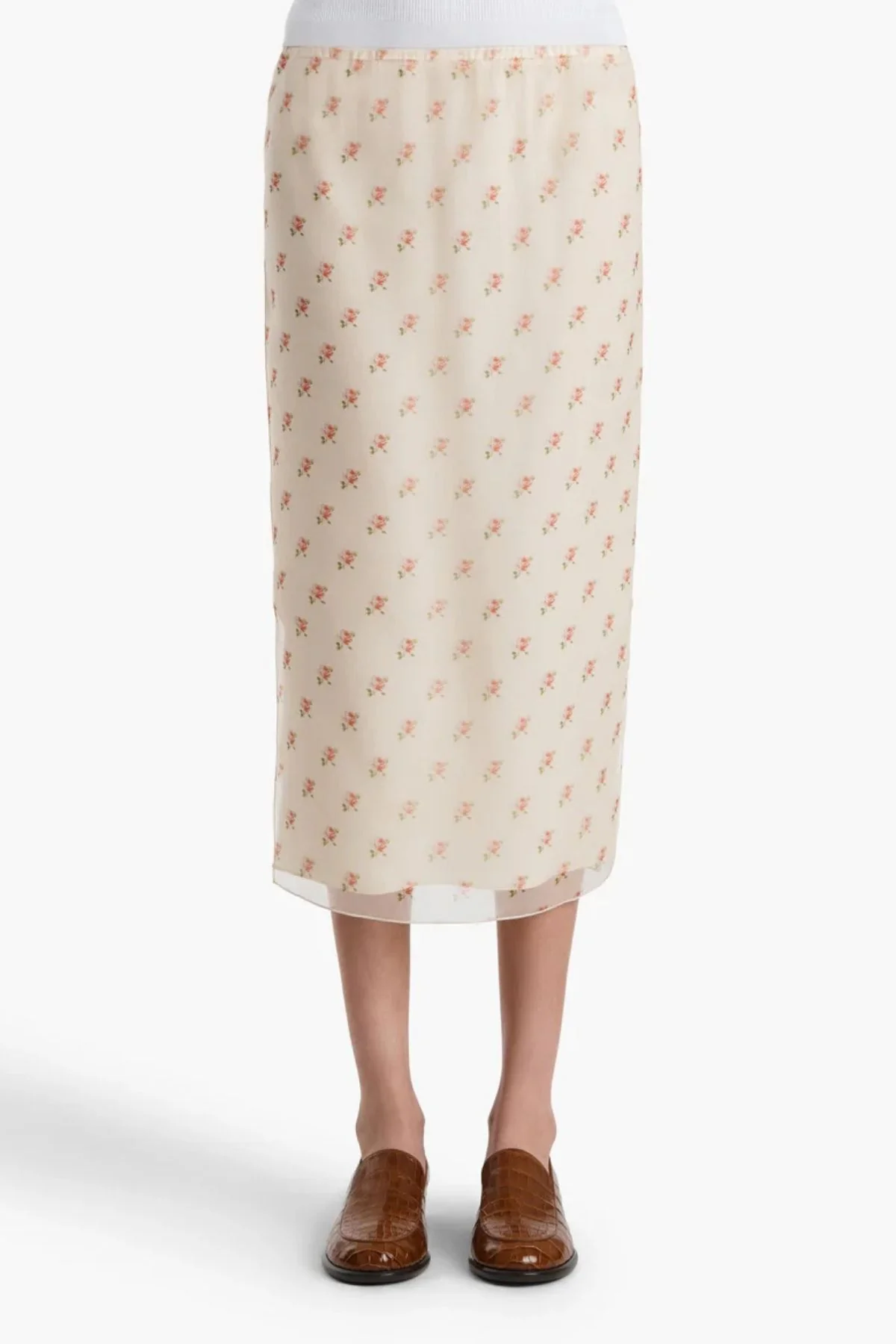 KHAITE Sydni Skirt - Soft Pink - Image 2