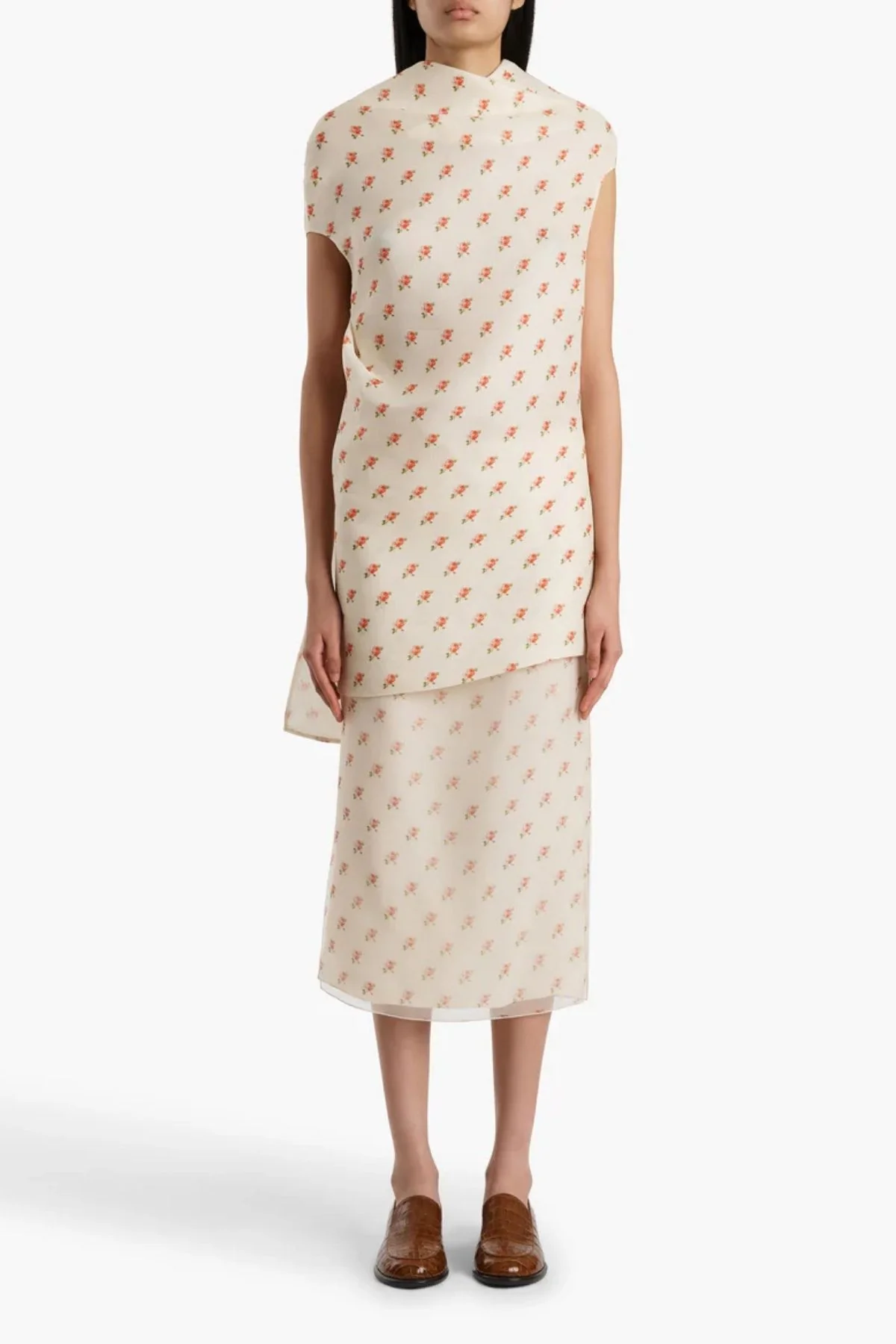 KHAITE Sydni Skirt - Soft Pink - Image 5