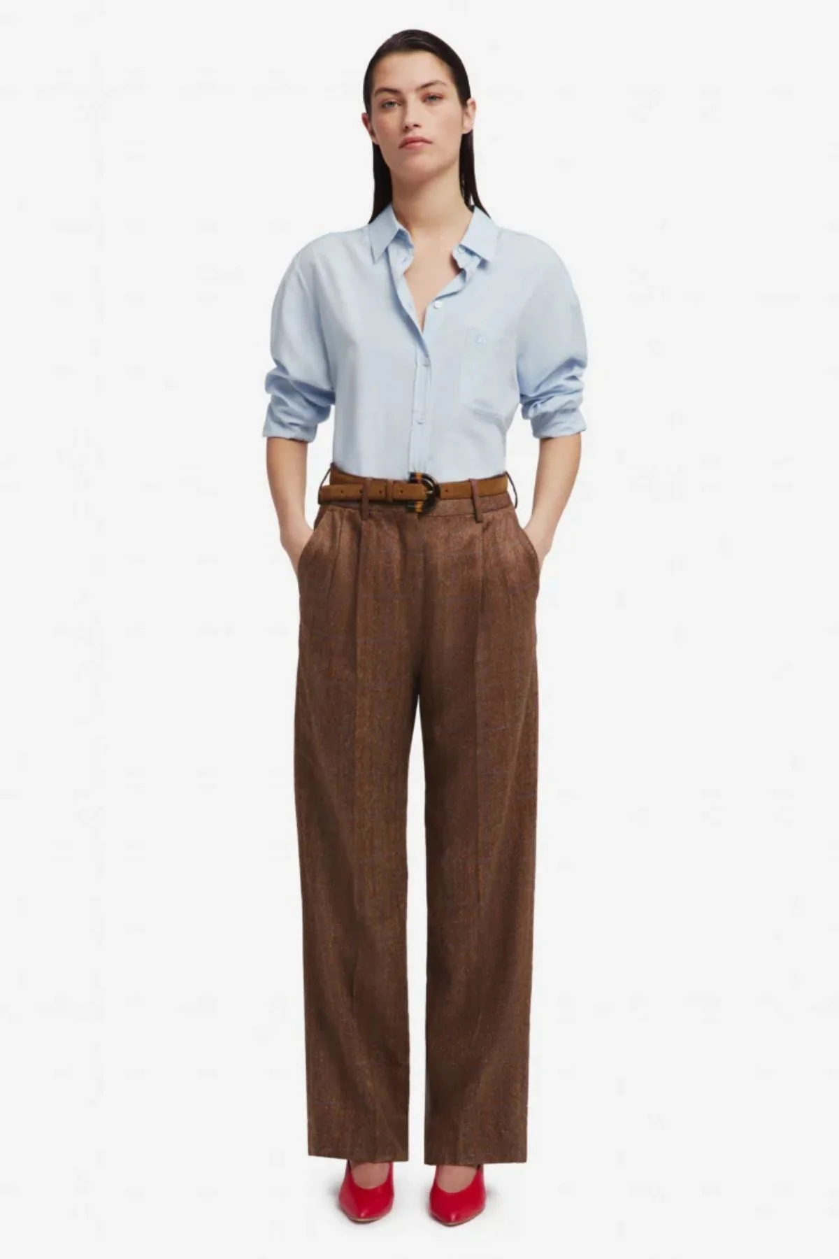 BLAZÉ Milano Takanuya Fox Pants - Cherrywood - Image 4