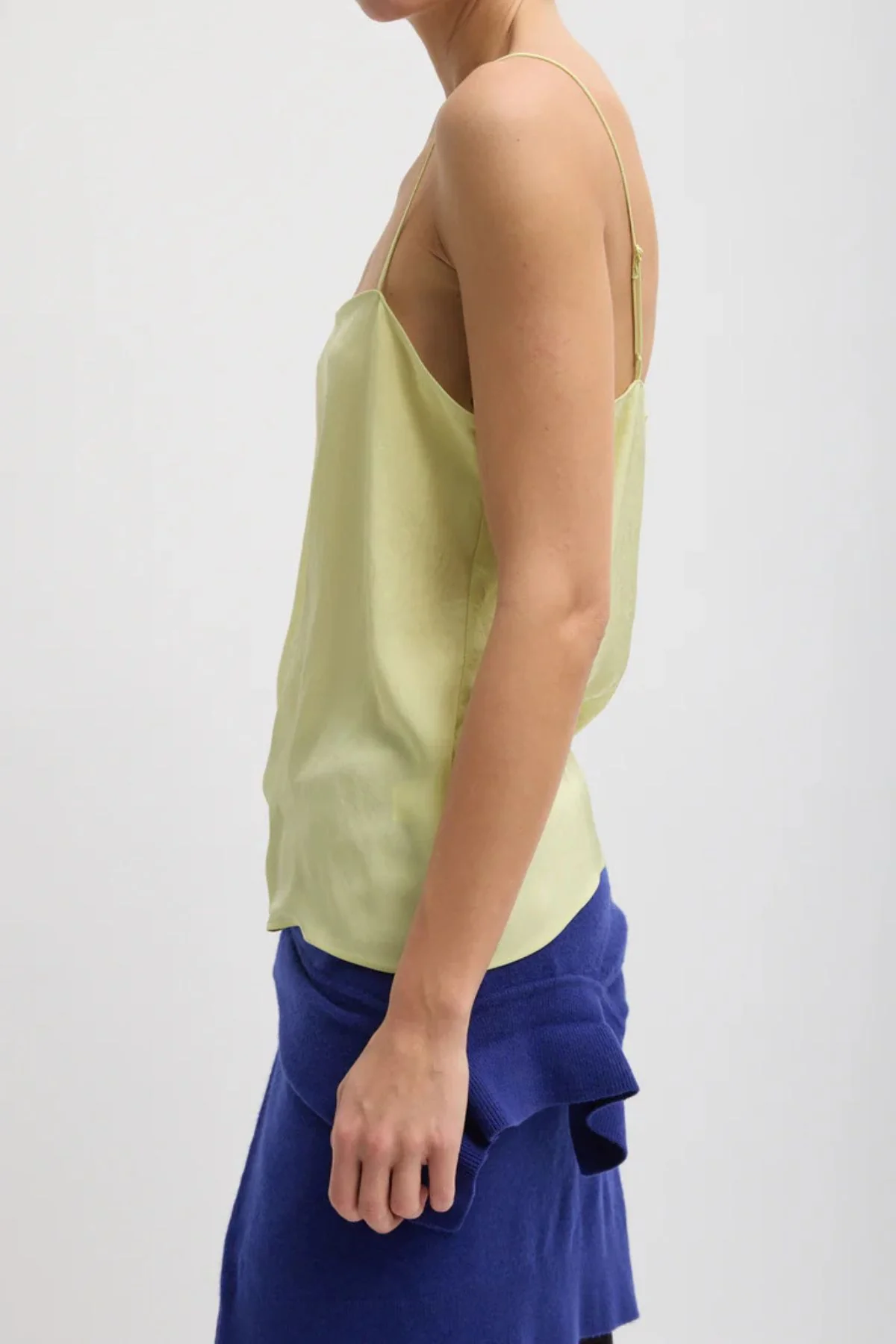 Tibi The Slip Cami - Celery - Image 3