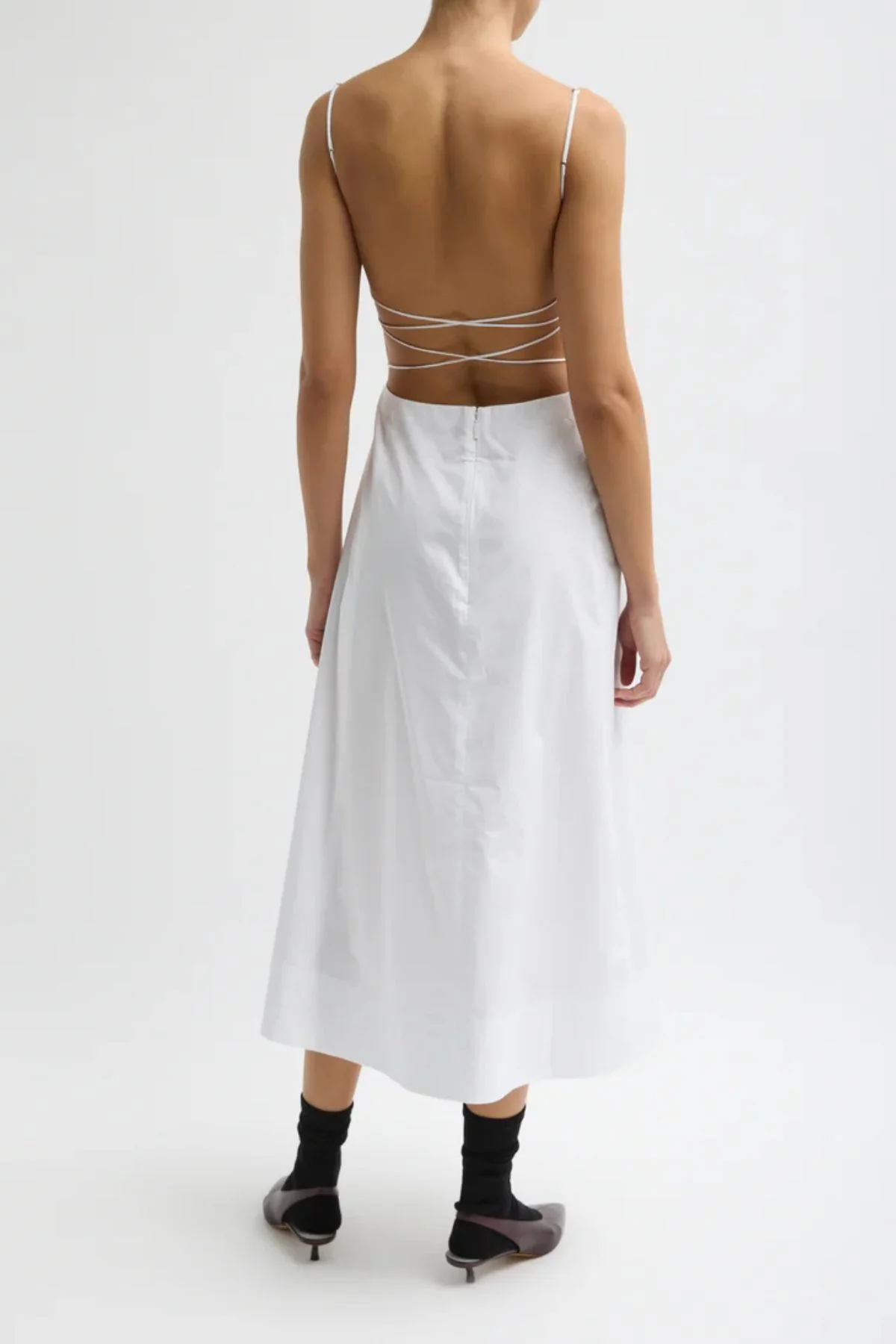 Tibi Strappy Dress -  White - Image 3