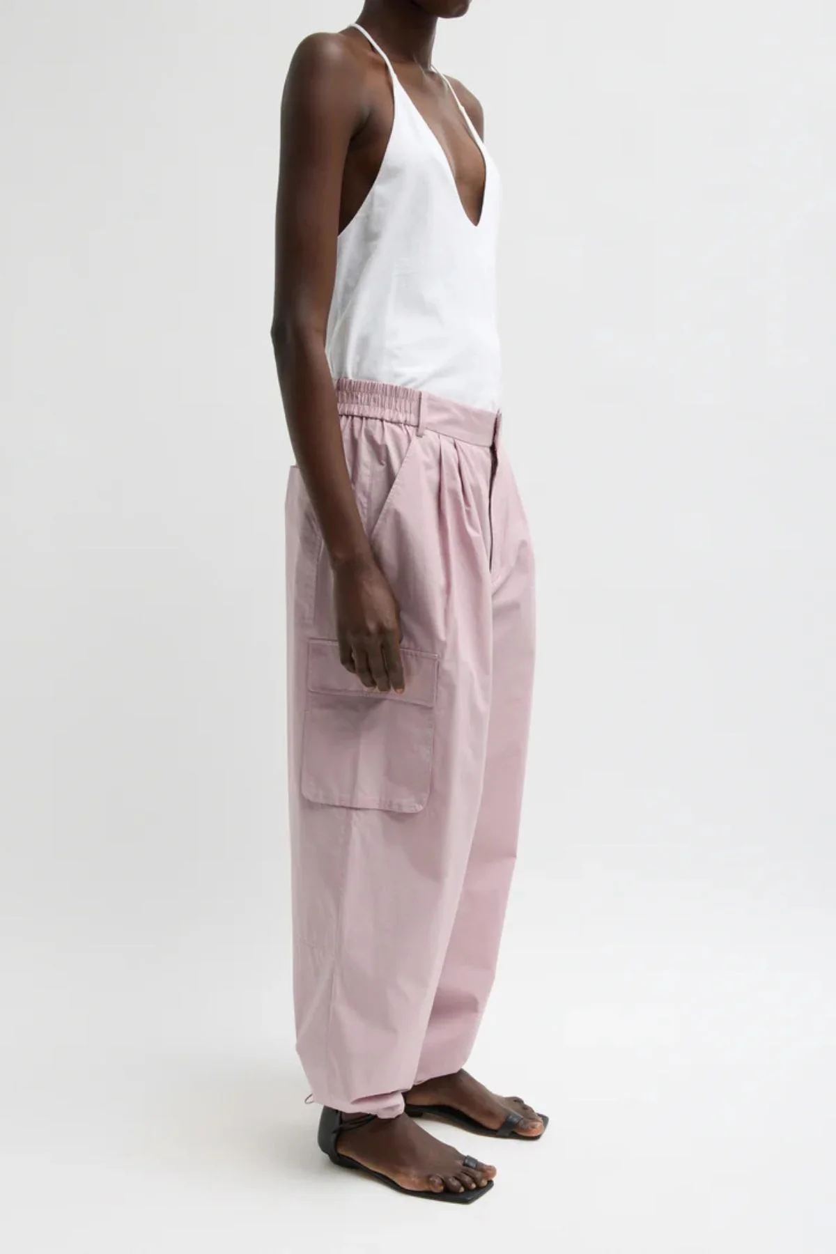 Tibi Racerback Tank - White - Image 2