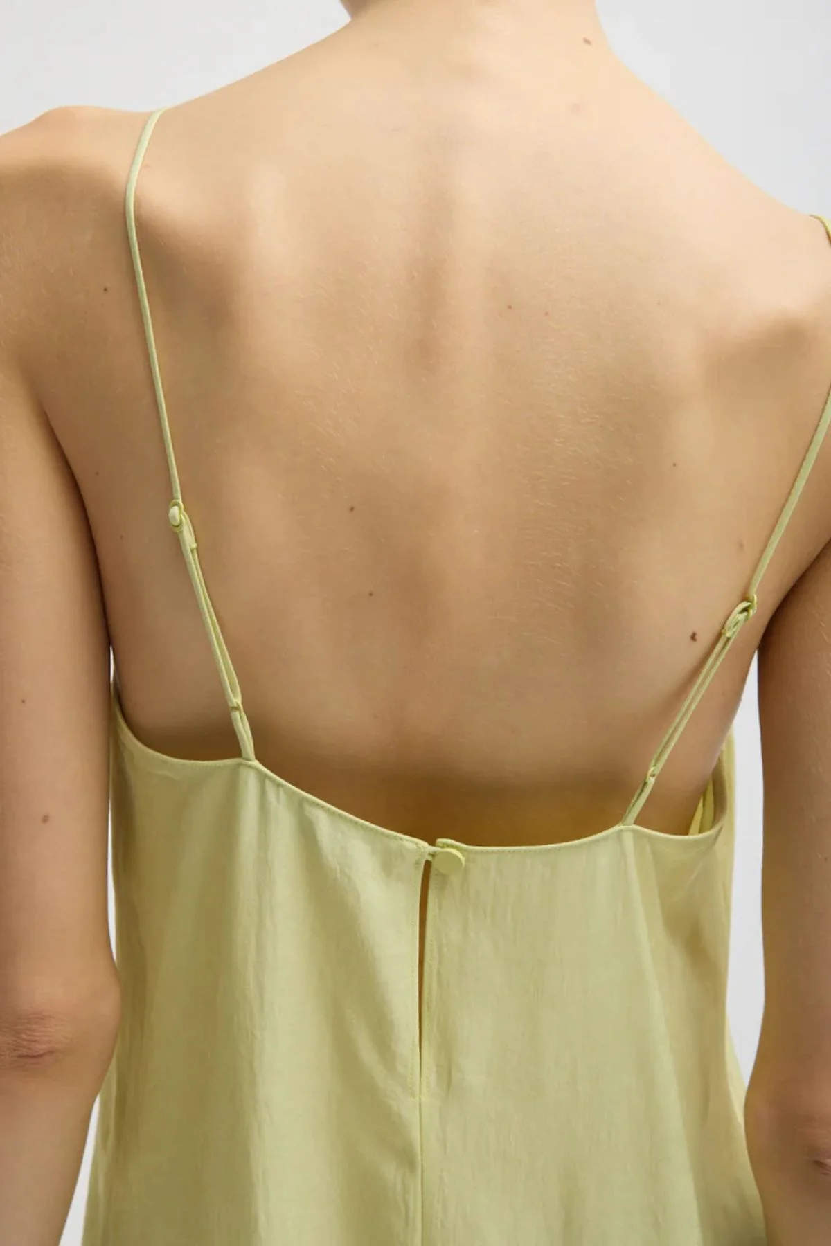 Tibi The Slip Dress - Celery - Image 4