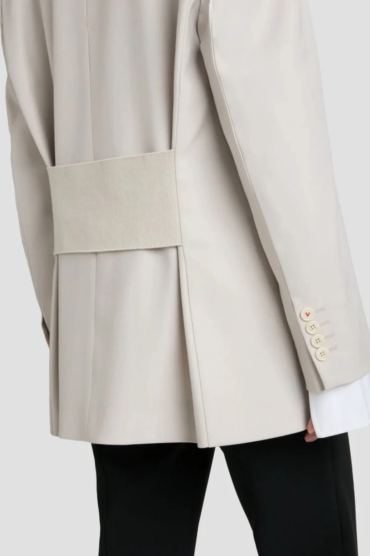 Victoria Beckham Double Breasted Blazer - Pumice - Image 5