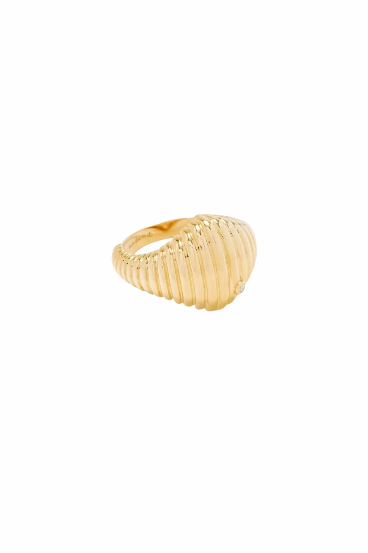 Yvonne Léon Chevaliere Oval Ring - Yellow Gold - Image 3