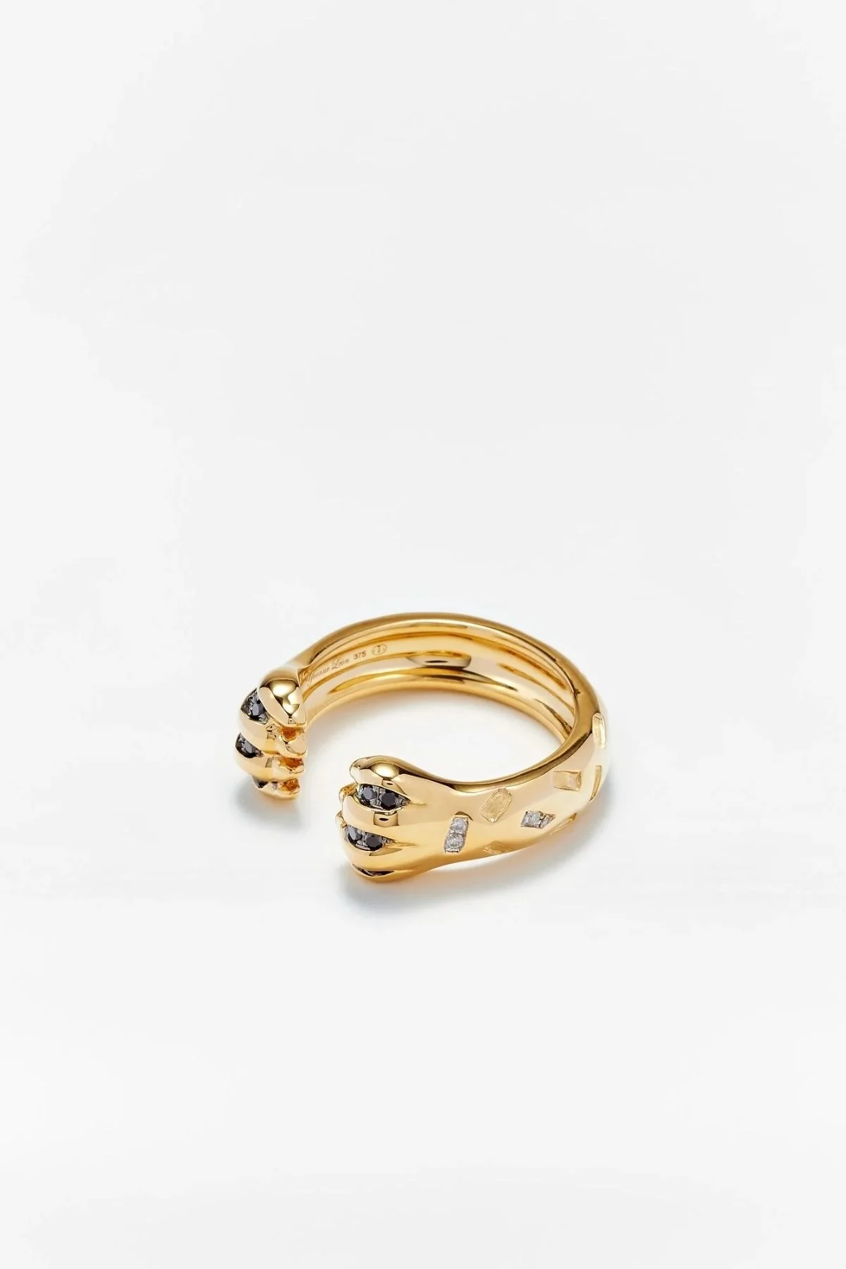 Yvonne Léon Tiger Claw Diamond Ring - Yellow Gold - Image 2